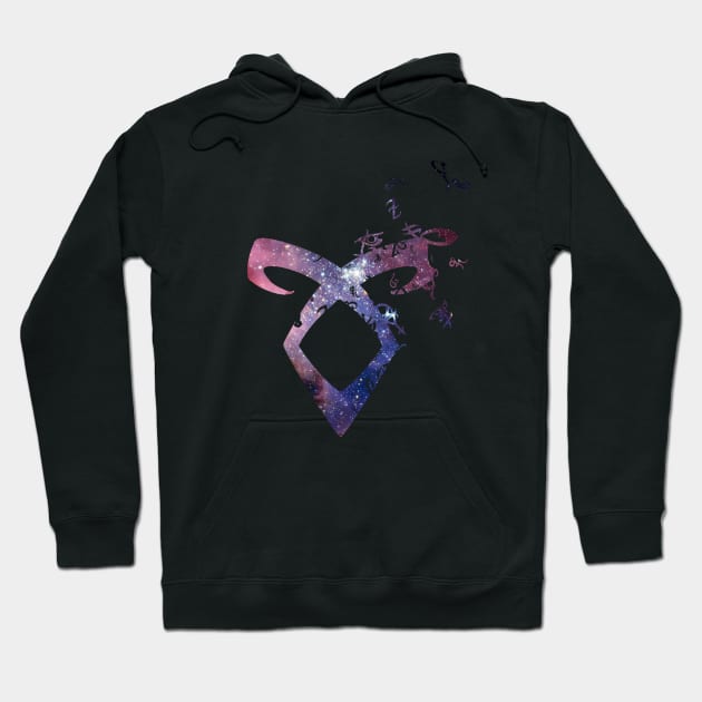 Shadowhunters rune - galaxy runes - mundane Hoodie by Vane22april